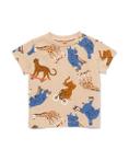 HEMA Baby T-shirt Katoen Beige