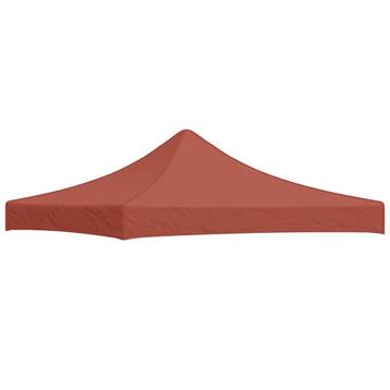 vidaXL Partytentdak 270 g/m² 3x3 m terracotta, Verzenden