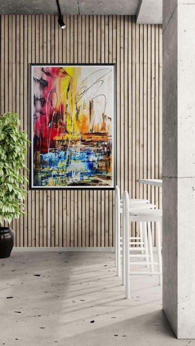 Luc Mora - Le reflet blanc - XXL, Antiek en Kunst, Kunst | Schilderijen | Modern