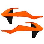 Acerbis radiator kappen Zwart / Oranje KTM SX 125/150/250 16, Motoren, Verzenden, Nieuw