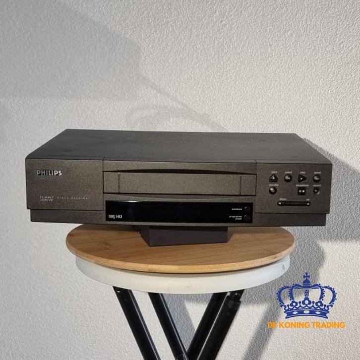 Philips VR333/01 – VHS Videorecorder – TurboDrive, Audio, Tv en Foto, Videospelers, Zo goed als nieuw, VHS-speler of -recorder