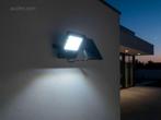 4 x Solar 1000 Lumen LED Breedstraaler met..., Bricolage & Construction, Éclairage de chantier, Ophalen