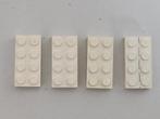 Lego - Test Stenen - Serie van 4 unieke witte teststenen van