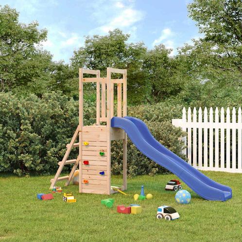 vidaXL Speelhuis massief grenenhout, Kinderen en Baby's, Speelgoed | Buiten | Speeltoestellen, Nieuw, Verzenden