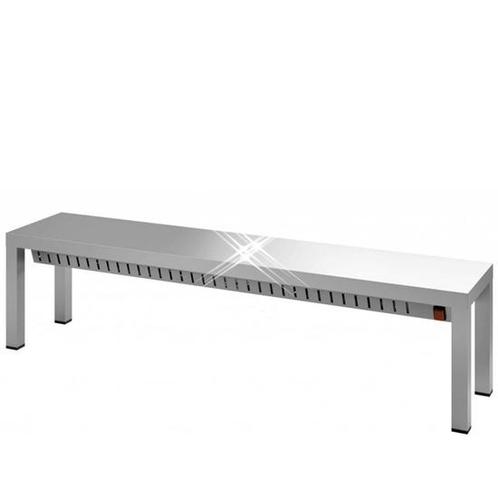 Rvs etagère verwarmd 1 hoog 1400x300x400 mm, Zakelijke goederen, Horeca | Meubilair en Inrichting, Verzenden