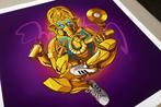 Zmogk (b.1979) - Hip-hop Ganesh. Purple edition 02/30