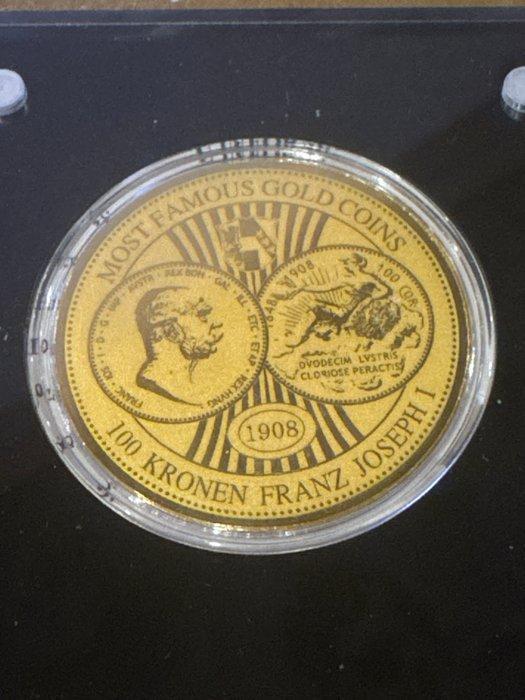 Niger. 100 Francs 100 Kronen Franz Joseph I. 1908 1/200 Oz, Postzegels en Munten, Munten | Europa | Niet-Euromunten