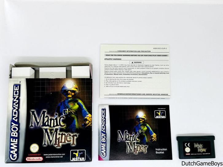 Gameboy Advance / GBA - Manic Miner - EUR, Games en Spelcomputers, Games | Nintendo Game Boy, Gebruikt, Verzenden