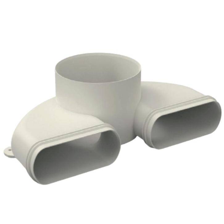 EasyFlex Renson - Dubbele ventielaansluiting - Ø 125mm, Doe-het-zelf en Bouw, Ventilatie en Afzuiging, Nieuw, Verzenden