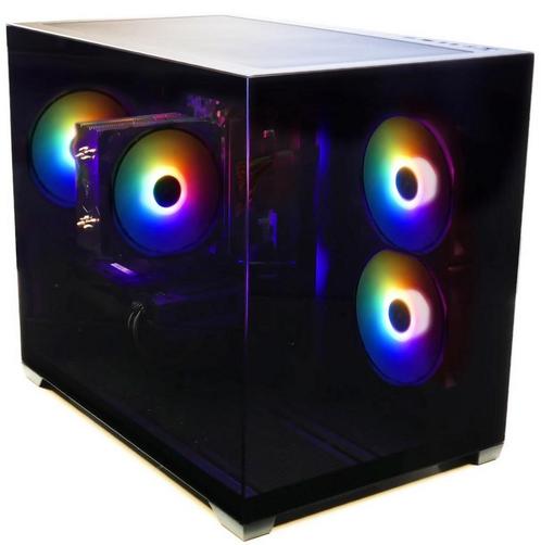 AMD Ryzen 5 5600X Basic Allround Game PC - Aquariumcase m..., Computers en Software, Desktop Pc's, Nieuw, Ophalen of Verzenden