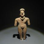 Colima, West-Mexico Terracotta Antropomorfe figuur. 200
