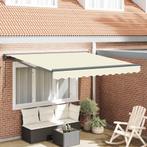 vidaXL Inklapbare Luifel Crème 350 x 250 cm Aluminium en, Tuin en Terras, Verzenden, Nieuw