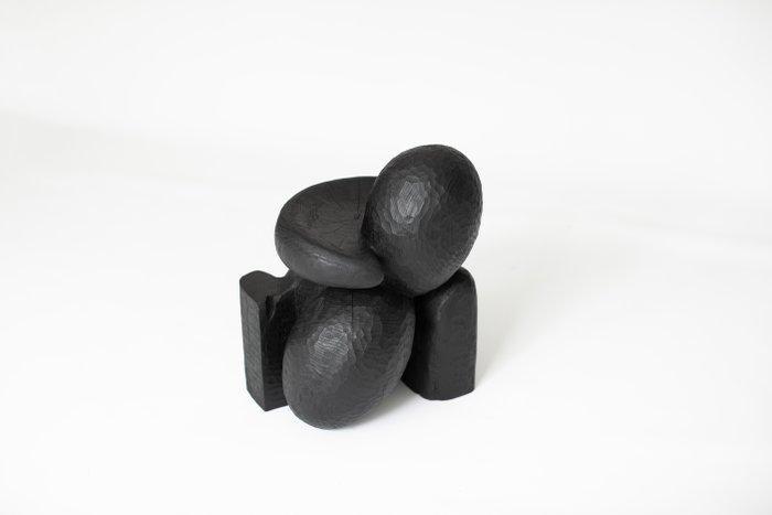 Ros Khavro - sculptuur, Abstract (Unique) - 39 cm - Acacia -, Antiek en Kunst, Kunst | Designobjecten