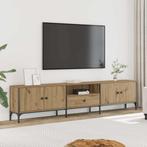 vidaXL Tv-meubel met lade 200x25x44 cm bewerkt hout, Huis en Inrichting, Verzenden, Nieuw