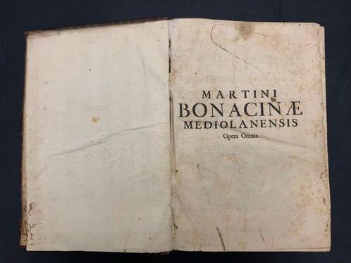 Martini Bonacinae Mediolanensis - Opera Omnia, in tres tomos, Antiek en Kunst, Antiek | Boeken en Manuscripten