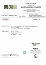 Zonder minimumprijs - Ring - 14 karaat Witgoud - 1.00ct. tw.