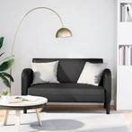 vidaXL Loveseat bank 110 cm kunstleer zwart, Huis en Inrichting, Zetels | Zetels, Verzenden, Nieuw