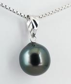 Zonder minimumprijs - Hanger - 18 karaat Witgoud Parel -