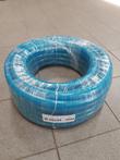 PVC slang verstevigd met inlage 25x34mm 25 meter Blauw