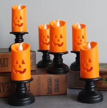 LED Kaars Halloween Oranje flikkerend beschikbaar voor biedingen