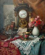 Franz Krischke (1885-1960) - Still life from the Biedermeier, Antiek en Kunst