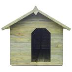 Hondenhok met opklapbaar dak geïmpregneerd grenenhout, Dieren en Toebehoren, Verzenden, Nieuw