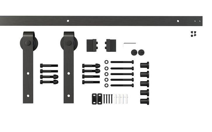 Schuifdeursysteem - Recht met rails, Doe-het-zelf en Bouw, Raamkozijnen en Schuifdeuren, Nieuw