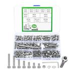 Assortiment M6 roestvrijstalen inbusbouten, 284 stuks, Verzenden