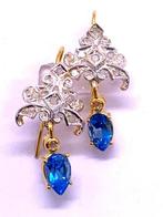 Zonder Minimumprijs - Hangoorbellen - 9 kt. Geel goud,, Handtassen en Accessoires, Antieke sieraden