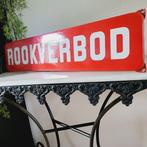 Groot Emaille Bord, Rookverbod, 1950 - Enseigne