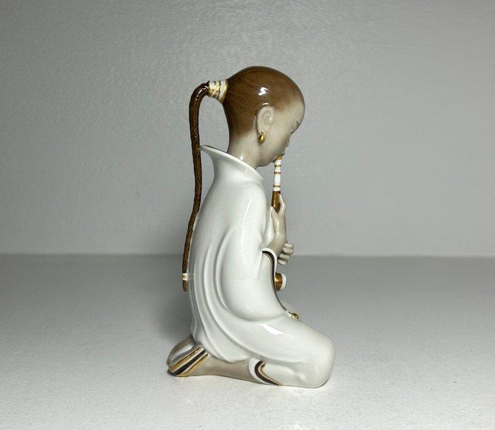 Royal Copenhagen - Beeldje - “Chinese Opium Smoker”, Antiek en Kunst, Antiek | Glaswerk en Kristal