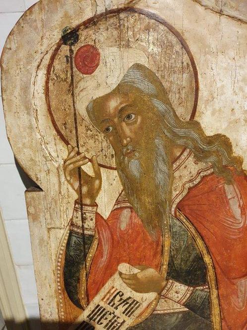 Icoon - Eieren tempera verf op levkas op een houten paneel -, Antiek en Kunst, Kunst | Niet-Westerse kunst