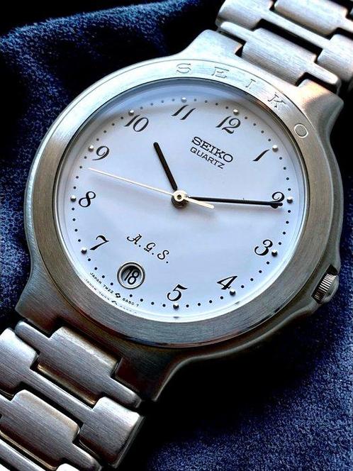 Seiko - Presage - Sans Prix de Réserve - Kinetic - A.G.S -, Handtassen en Accessoires, Horloges | Antiek