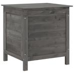 Tuinbox 50cm | Retour Deal | Houten Kussenbox Antraciet, Verzenden, Nieuw, Hout, Overige typen