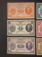 Nederlands-Indië. - 50 cent, 1, 2½, 5, 10, 25, 50 en 100, Postzegels en Munten