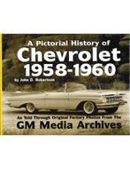 A PICTORIAL HISTORY OF CHEVROLET 1958-1960, AS TOLD TROUGH, Livres, Autos | Livres