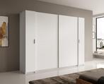 Kledingkast - Wit - 270cm - Schuifdeuren - Garderobekast, Verzenden, Nieuw