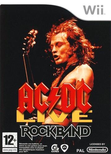 AC/DC Live Rock Band-Frans (Wii) Gebruikt, Ophalen of Verzenden