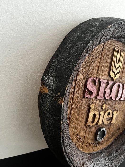 SKOL Bier – Original 3D panneau publicitaire / face de fût, Antiek en Kunst, Antiek | Wandborden en Tegels