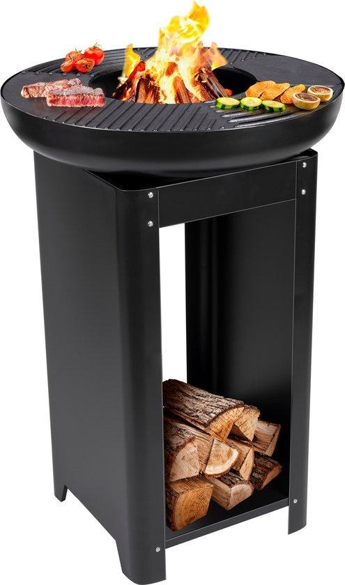 2dekans | BBQ Collection 3-in-1 Vuurkorf en Grillplaat -, Tuin en Terras, Houtskoolbarbecues, Ophalen of Verzenden