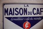 Emaillerie Ancienne Strasbourg - LA MAISON DU CAFE - Plaque, Antiek en Kunst