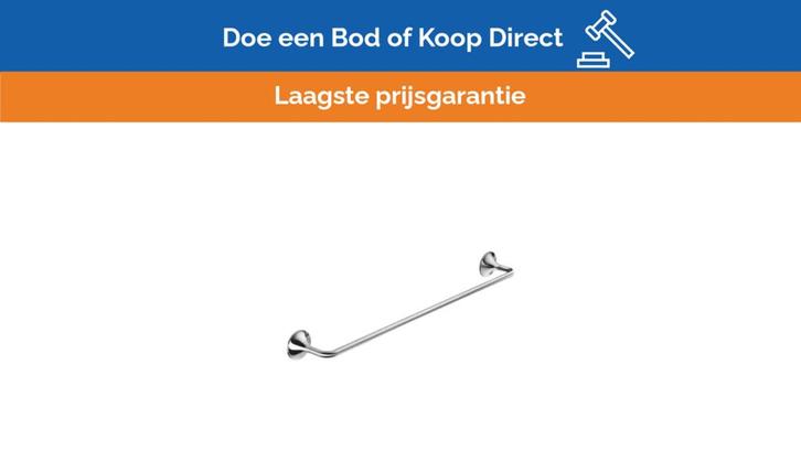 Bieden: Dornbracht CM60 stainless steel towel holder bar ki, Doe-het-zelf en Bouw, Sanitair, Ophalen of Verzenden