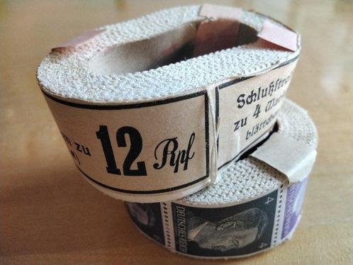 Duitse Rijk  - Rollenmarken Hitler 4 Pf. en 6 Pf. / en 12, Postzegels en Munten, Postzegels | Europa | Duitsland
