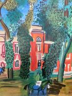 Raoul Dufy - Paris Le Paddock A Deauville - Original French, Antiek en Kunst, Kunst | Tekeningen en Fotografie
