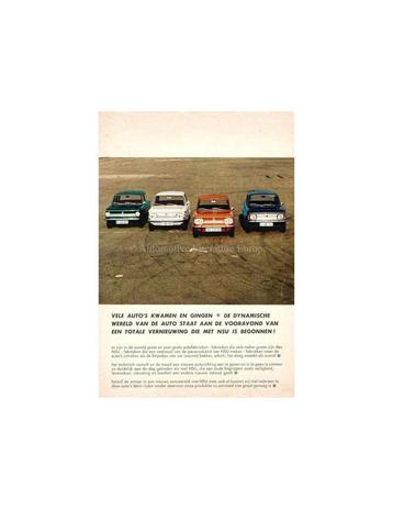 1968 NSU PROGRAMMA BROCHURE NEDERLANDS