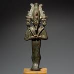 Oud-Egyptisch Brons Zeer mooi Osiris-figuur. Late periode,
