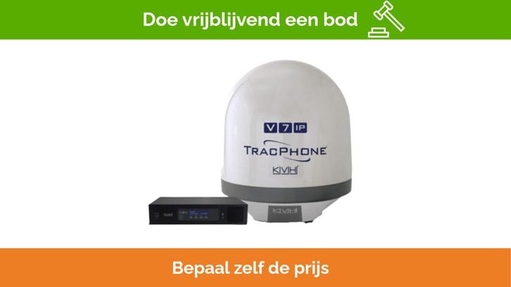 Bieden: KVH 01-0283-15 TracPhone V7-IP mini VSAT Broadband, Watersport en Boten, Navigatiemiddelen en Scheepselektronica, Ophalen of Verzenden