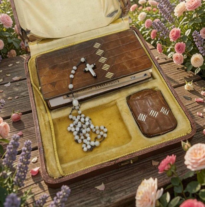 Loting van religieuze voorwerpen - Leder, Papier, Metaal -, Antiek en Kunst, Antiek | Boeken en Manuscripten