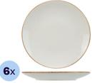 Tweedekans | Set van 6 Cosy & Trendy Granite Ivory borden –, Huis en Inrichting, Ophalen of Verzenden, Nieuw