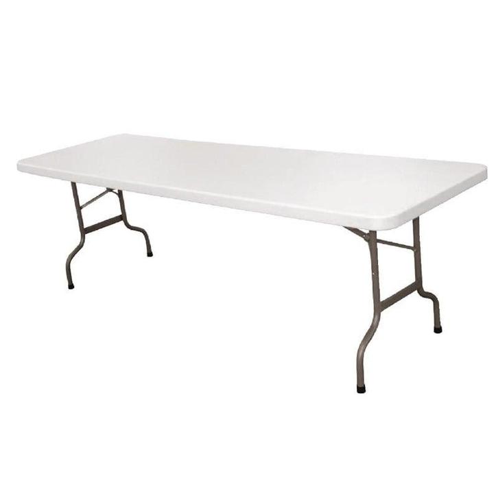 Inklapbare Buffettafel | Kunststof/Staal | Wit Blad | Grijs, Zakelijke goederen, Horeca | Keukenapparatuur, Nieuw in verpakking